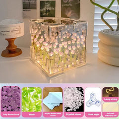 3D Flower Sea Cube Lamp